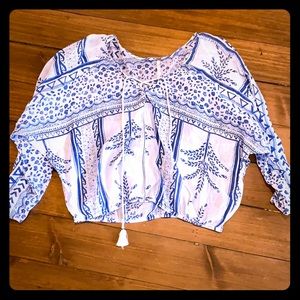 Free People Boho Crop Top